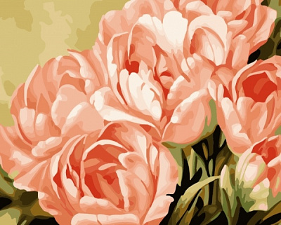 Картина по номерам Нежные цветы bk_1338 50x40 см BookOpt 