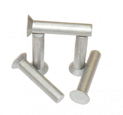 Заклепка под молоток 6х30 мм 5 шт./уп. алюминий с потайной головкой