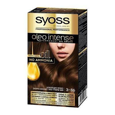 Фарба для волосся Syoss Oleo Intense 3-86 шоколадний мокко 115 мл