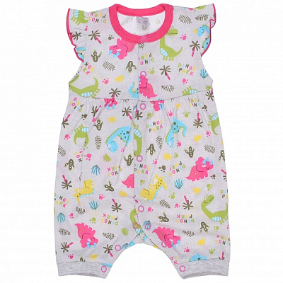 Полукомбинезон для девочки Татошка р.80 серый с рисунком 16161роздино 