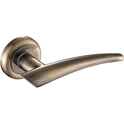 Ручка на розетке Solo А-1202 старая бронза