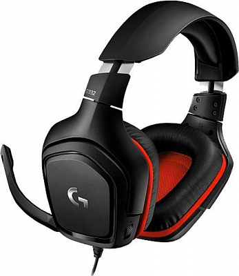 Навушники Logitech G332 red/black (981-000757) з мікрофоном L981-000757