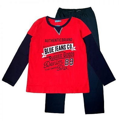 Піжама дитяча MATILDA 7746-4 р.176 чорний із червоним