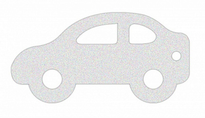 Брелок світловідбивний MAXGROUP Машинка NM-301