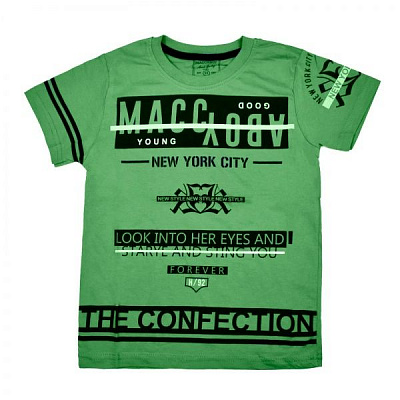 Футболка для дівчинки Macma р.146 зелений 9024