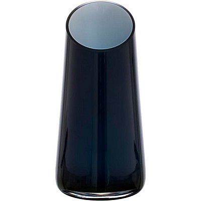 Ваза Wrzesniak Glassworks Maestro 16.5x34 см темно синя