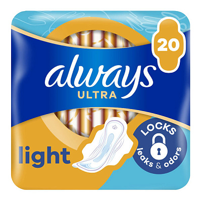 Прокладки гигиенические Always Ultra light 20 шт.