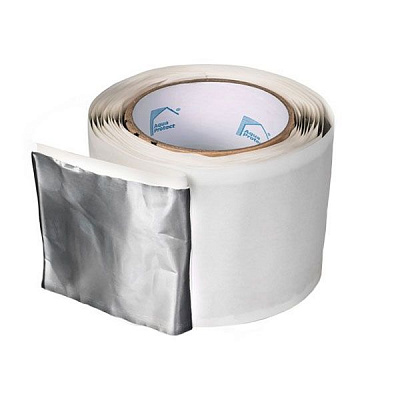 Стрічка герметизуюча Aqua Protect бутилкаучукова LT/FA 75 мм x 3 м сіра