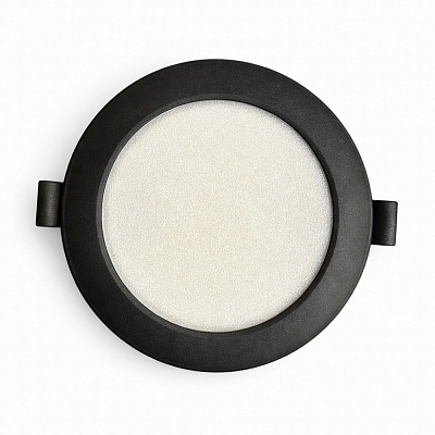 Світильник світлодіодний вбудовуваний LIGHT SET GUTA 09R 9 Вт LED-модуль 4500 К чорний