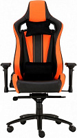 Кресло GT Racer X-0715 черно-оранжевый 