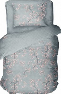 Комплект постельного белья 1,5 сп. Alba серый Luna 