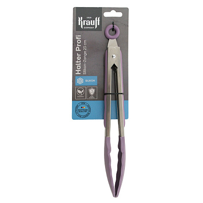 Щипцы кухонные Halter Profi 27 см сиреневый 29-305-11 Krauff