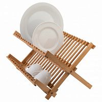 Сушарка для столових приборів бамбук складана 42x33x27 см 132786 Axentia