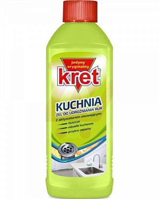 Гель для чистки труб Kret Кухня 0,5 л