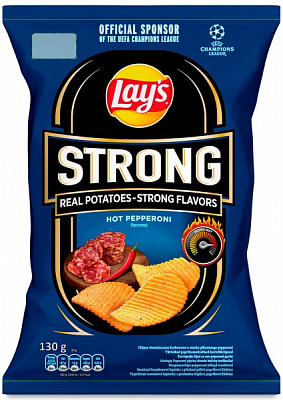 Чипси Lay's Hot Pepperoni Strong м/у 130г