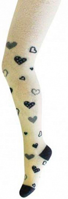 Колготки детские БЧК 203 р.104-110 светло-желтый 