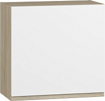 Шкаф верхний под вытяжку МС Джетта 60х57,7х31,7 см, белый бриллиант/дуб сонома Грейд
