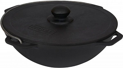 Казан BRIZOLL 8 л азіатський чавунний з чавунною кришкою