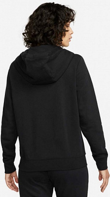 Джемпер Nike CLUB FLC FZ HOODIE STD DQ5471-010 р. XS черный