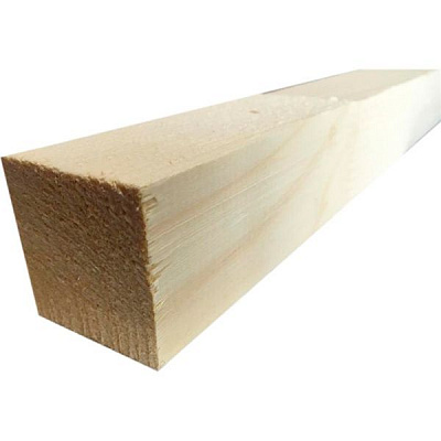 Брус ЦБМ Осмолода цільна конструкція 40х40х3000 мм смерека