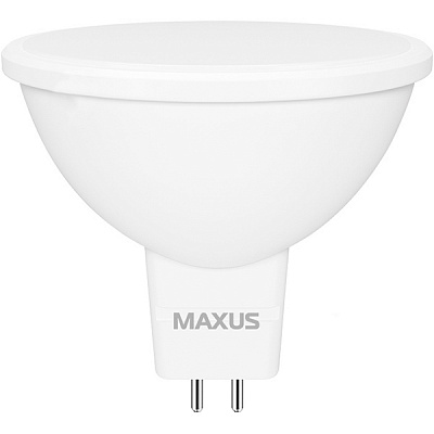Лампа світлодіодна Maxus 7 Вт MR16 матова GU5.3 220 В 3000 К 1-LED-723