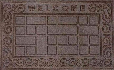 Коврик ARTIMAT К-700 из резиновой крошки коричневый 48x78 см