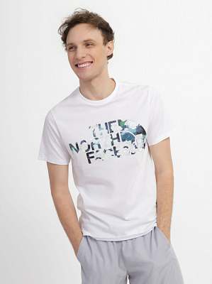 Футболка THE NORTH FACE M STANDARD SS TEE NF0A4M7XIW91 р.2XL белый