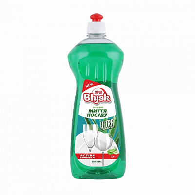 Средство для ручного мытья посуды SUPER Blysk Алое вера 1л