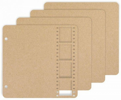 Заготівля для альбому «Фотоплівка», 20*20,5см, 4 ст., Rosa Talent