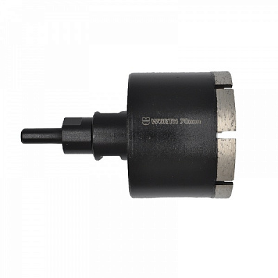 Коронка алмазная WURTH по плитке, керамограниту и мрамору 70 мм 1457235070