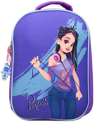 Ранец школьный Bagland Turtle Music Рrincess фиолетовый суб.1036 (13470)