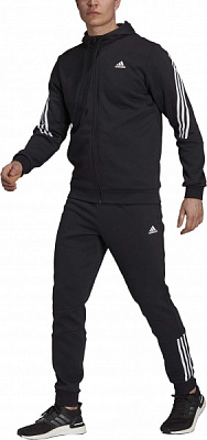 Спортивный костюм Adidas MTS COT FLEECE H42021 р. S черный