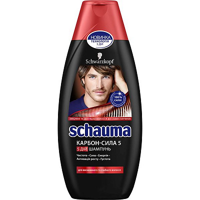 Шампунь Schauma Сила карбона 400 мл