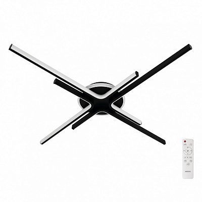 Люстра светодиодная ARDERO AL6185-1ARD MILL 64 Вт черный 80971