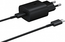 Зарядний пристрій Samsung USB-C Wall Charger with Cable USB-C 25W Black