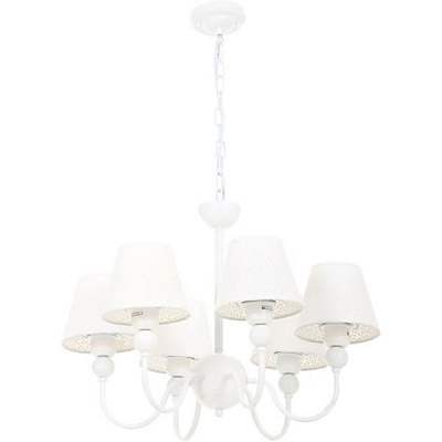 Люстра Accento lighting Toledo 6x40 Вт E27 белая