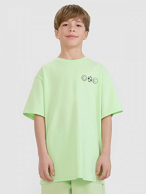 Футболка 4F TSHIRT M2640 4FJRSS25TTSHM2640-45S р.146 желтый