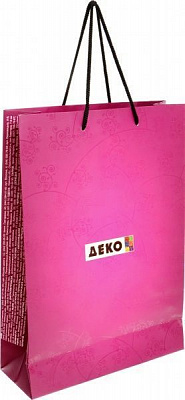 Пакет паперовий ДЕКО 35х25х9