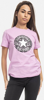 Футболка Converse Nova Seasonal Infill Classic Tee 10023186-A02 р.S рожевий