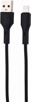 Кабель Expert USB-A to Lightning 2.4А 1 м black