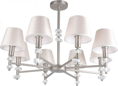 Люстра подвесная Victoria Lighting Vela/SP8 8x40 Вт E14 никель 