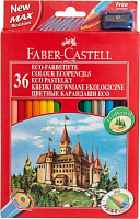 Олівці кольорові з чинкою Faber-Castell 36 шт.