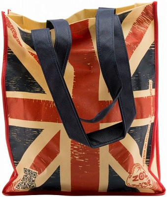 Экосумка ZOZ Британский флаг синий  