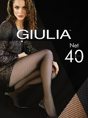 Колготки женские Giulia NET р. 2 40 den nero 