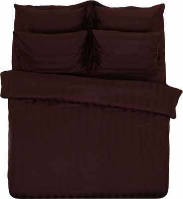 Комплект постільної білизни Mishalle євро шоколад Ideal
