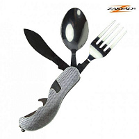 Наклейка тризубец на синем фоне (40739833)