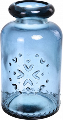 Ваза стеклянная голубовато-серый ALPINE San Miguel