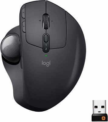 Мышка Logitech Bluetooth Mouse MX Ergo graphite (910-005179) 