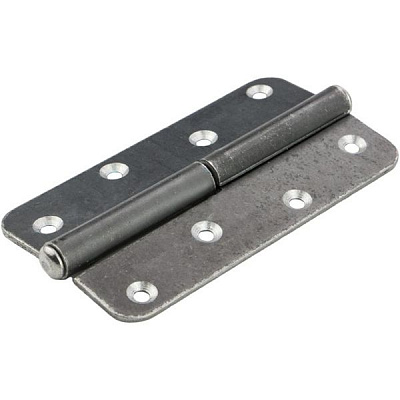 Петля съемная  ПН-130.С 130x40x2 мм серый правая