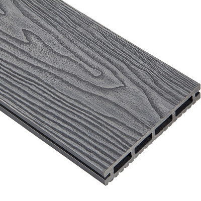 Террасная доска Polymer & Wood Privat 3D 140x20x2200 мм маренго